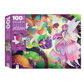 Children's Sparkly Jigsaw: Fairy Garden 100 Piece