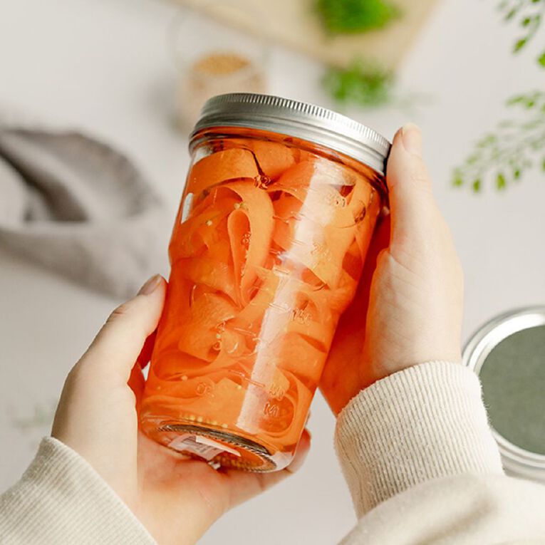 Kate's Kitchen Embossed Nesting Preserving Jar 450ml, , hi-res