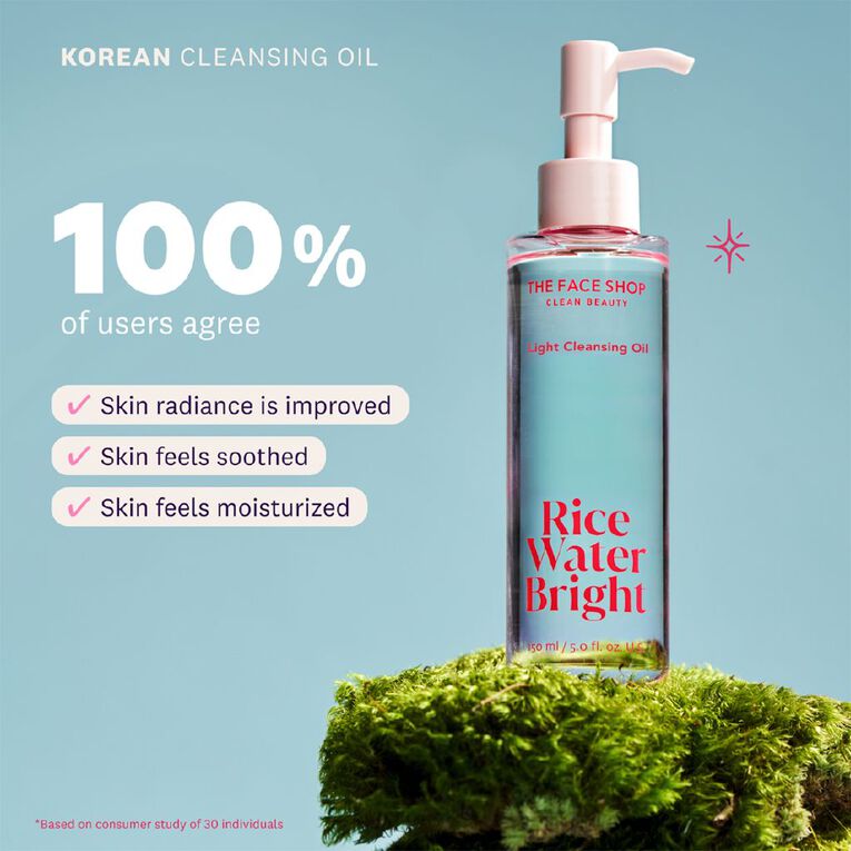The Face Shop Rice Water Bright Light Cleansing Oil 150ml, , hi-res