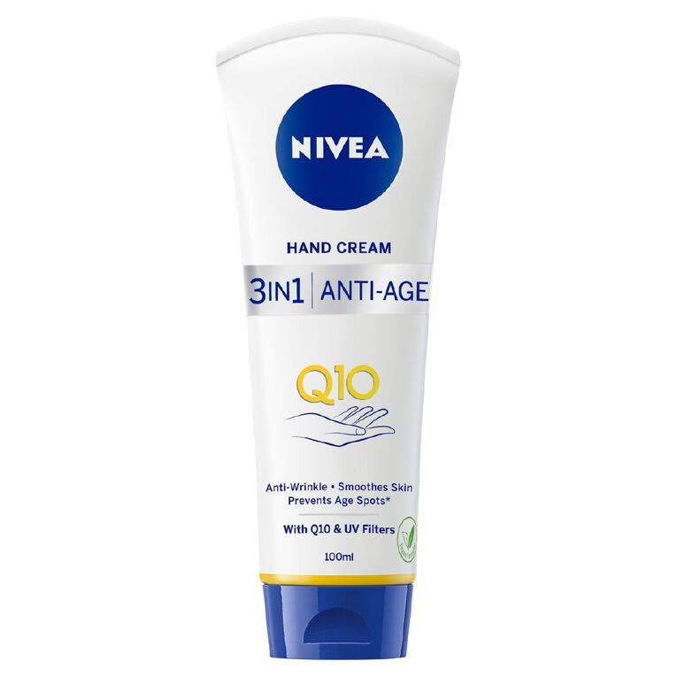 Nivea Q10 3-In-1 Anti Age Hand Cream 100ml, , hi-res