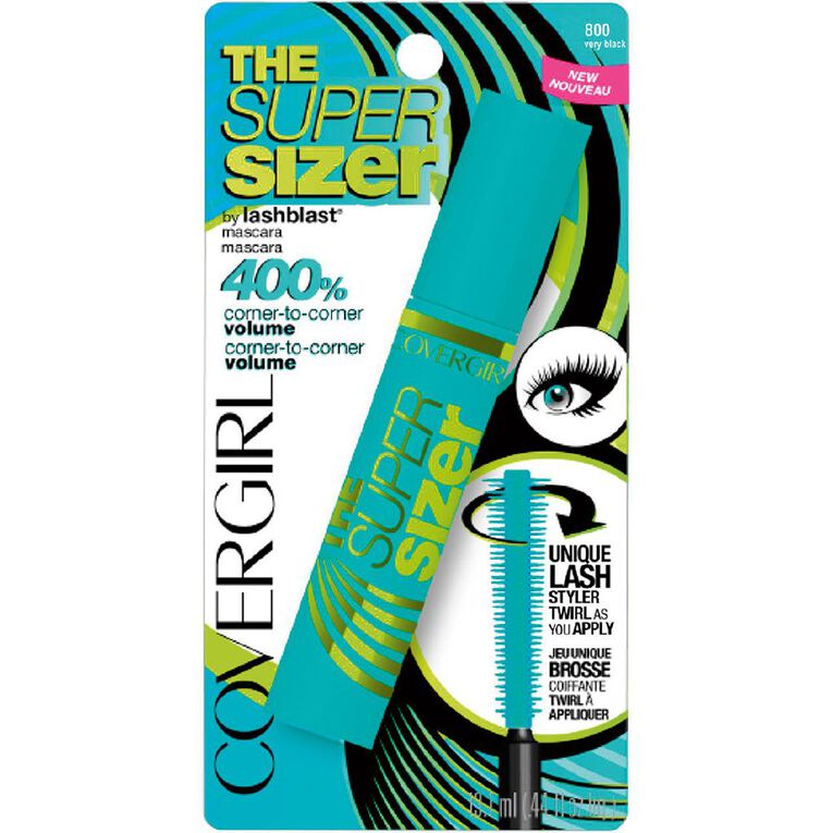 Covergirl Super Sizer Lashblast Mascara Very Black The Warehouse