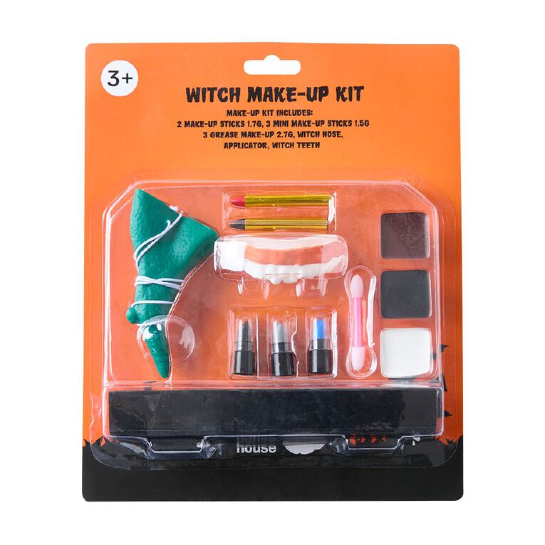 Scarehouse Halloween Witch Make-Up Kit, , hi-res