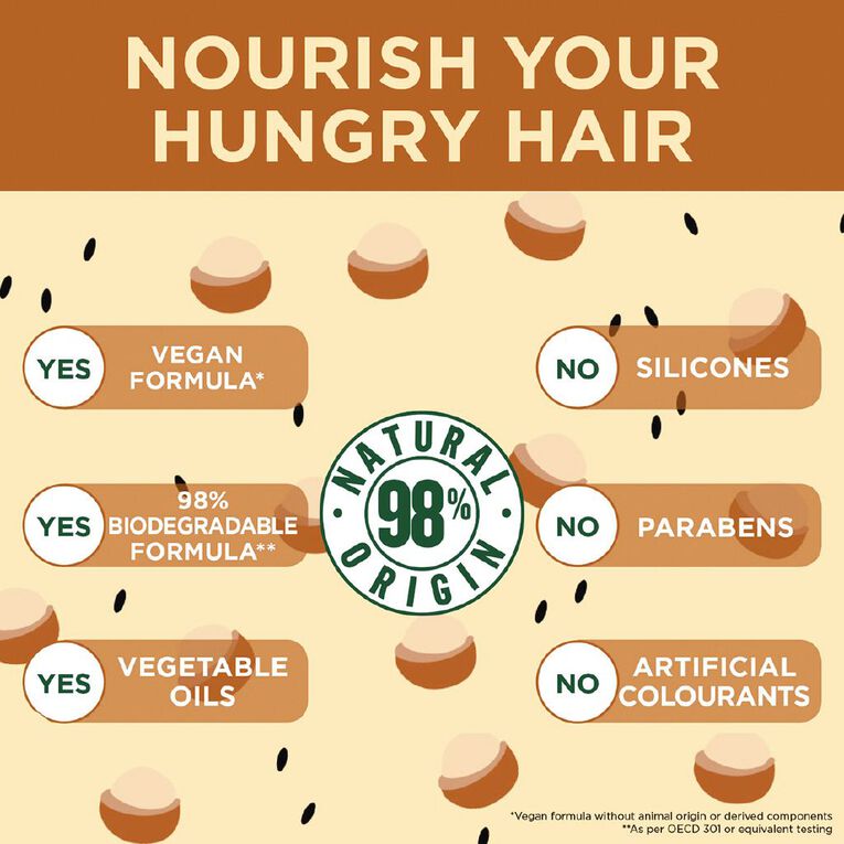Garnier Fructis Hair Food Macadamia 390ml, , hi-res