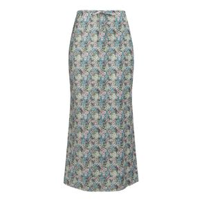 H&H Women's Amber Rixon Satin Bias Skirt