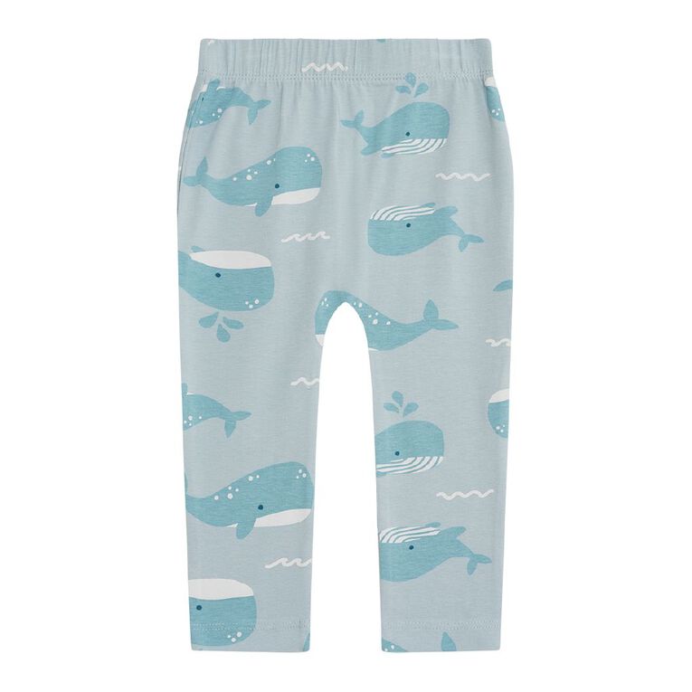 Young Original Babies' Print Leggings 3 Pack, Blue Light, hi-res
