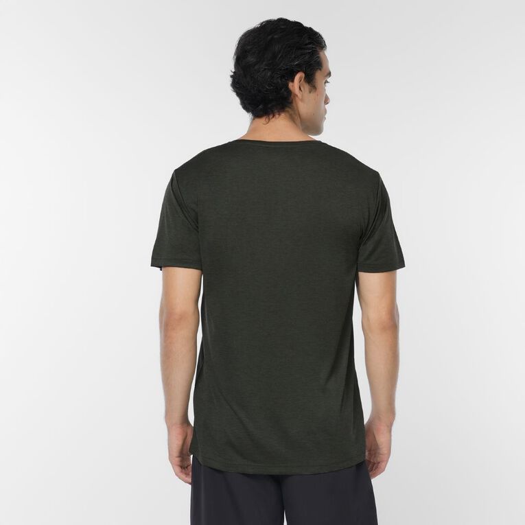 Active Intent Men's Cationic Tee, Green Mid, hi-res
