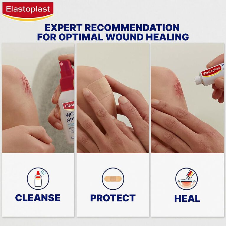 Elastoplast Heavy Fabric Waterproof Strips 16 Pack, , hi-res
