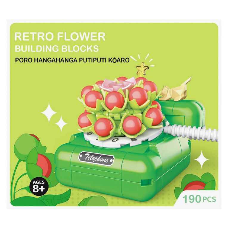 Retro Flower Building Block Assorted, , hi-res