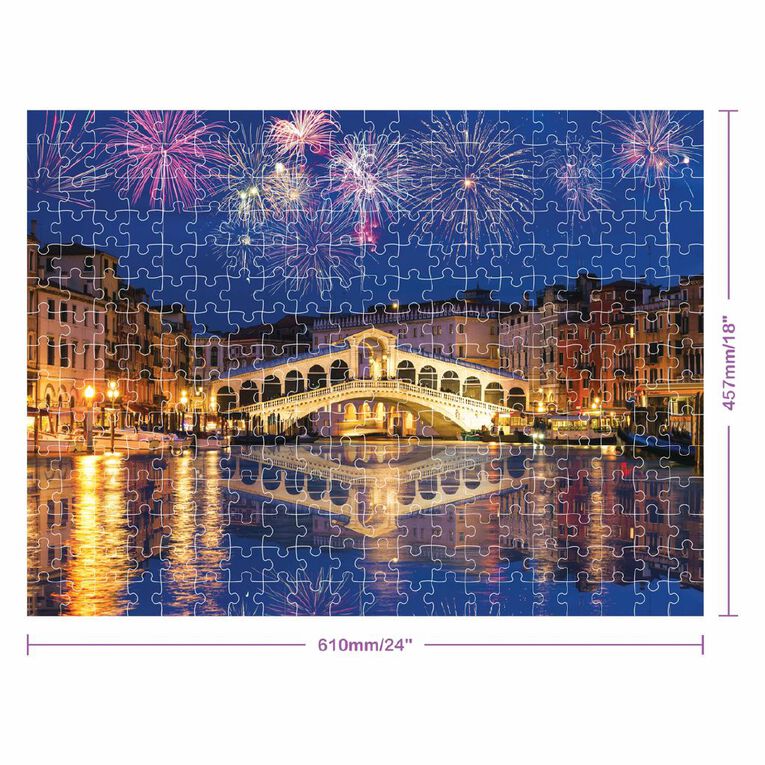 Elevate Rialto Bridge Venice Italy 300 Piece Puzzle, , hi-res