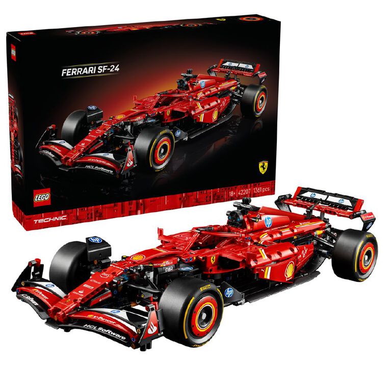 LEGO Technic Ferrari SF-24 F1 Car 42207, , hi-res