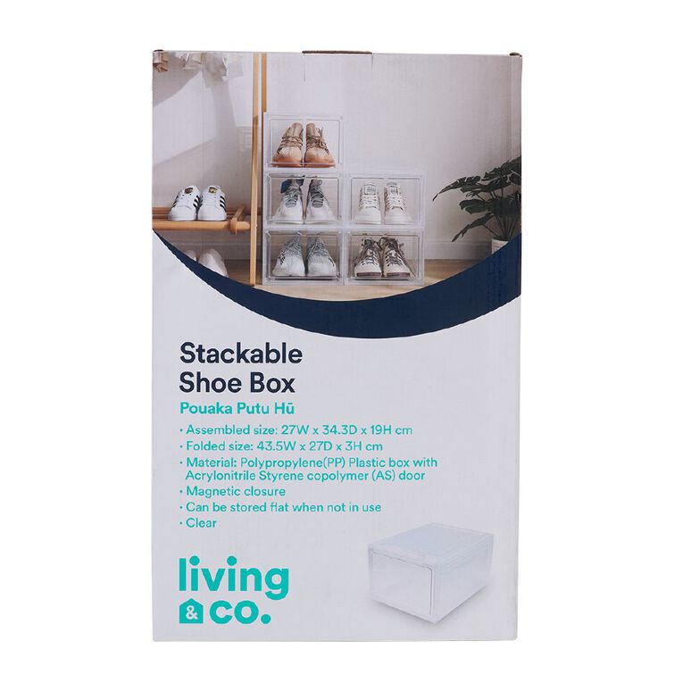 Living & Co Shoe Box Clear, , hi-res