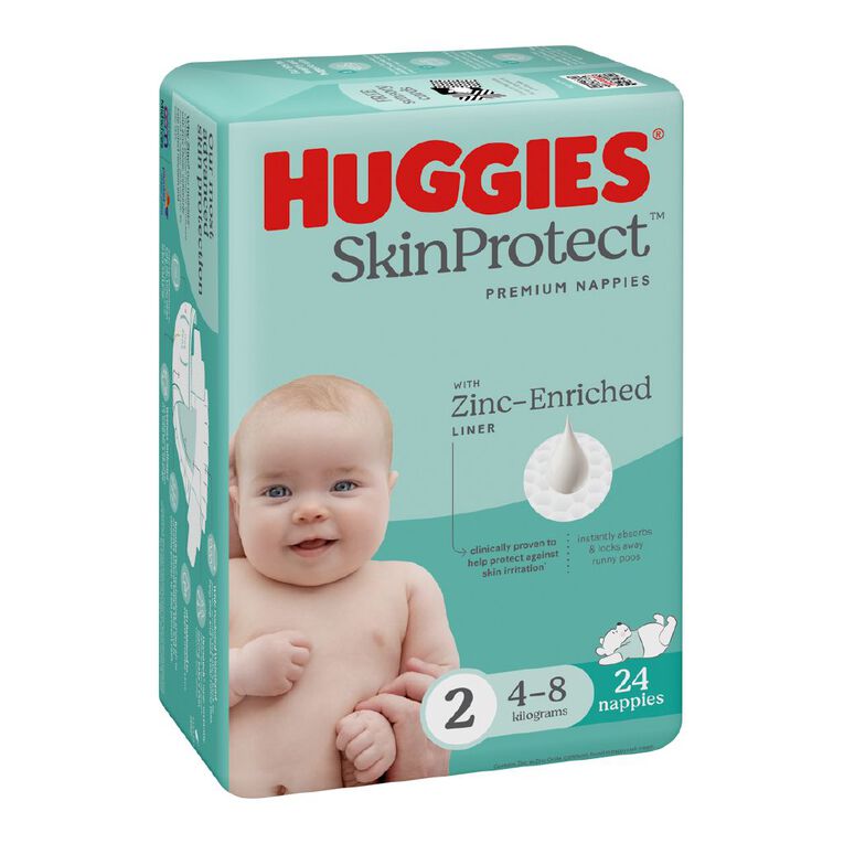 Huggies Infant Nappies 4-8kg Size 2 24 Pack, , hi-res