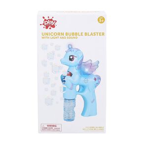 Play Studio Unicorn Bubble Blaster with Light and Sound Assorted