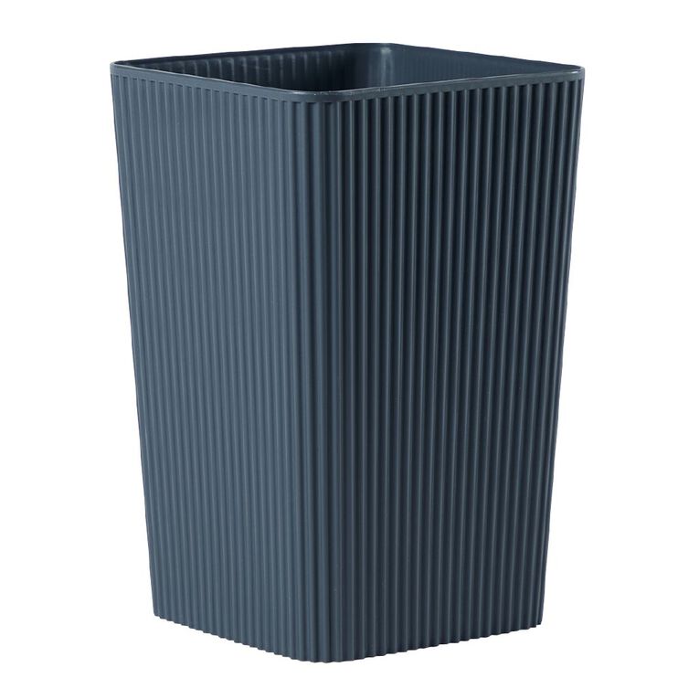 Living & Co Waste Paper Bin Fluted 10L, , hi-res