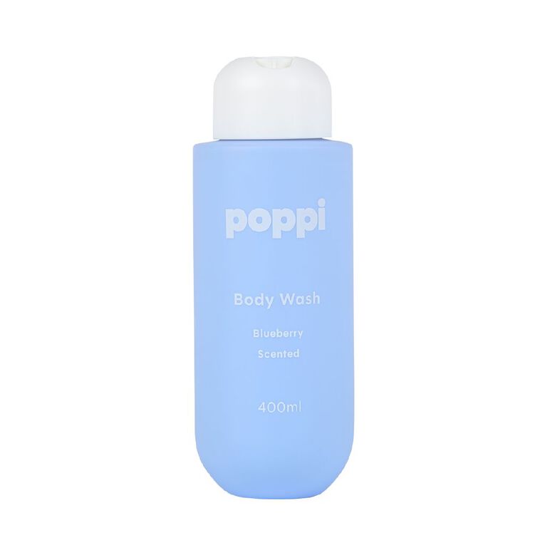 Poppi Body Wash Blueberry 400ml, , hi-res