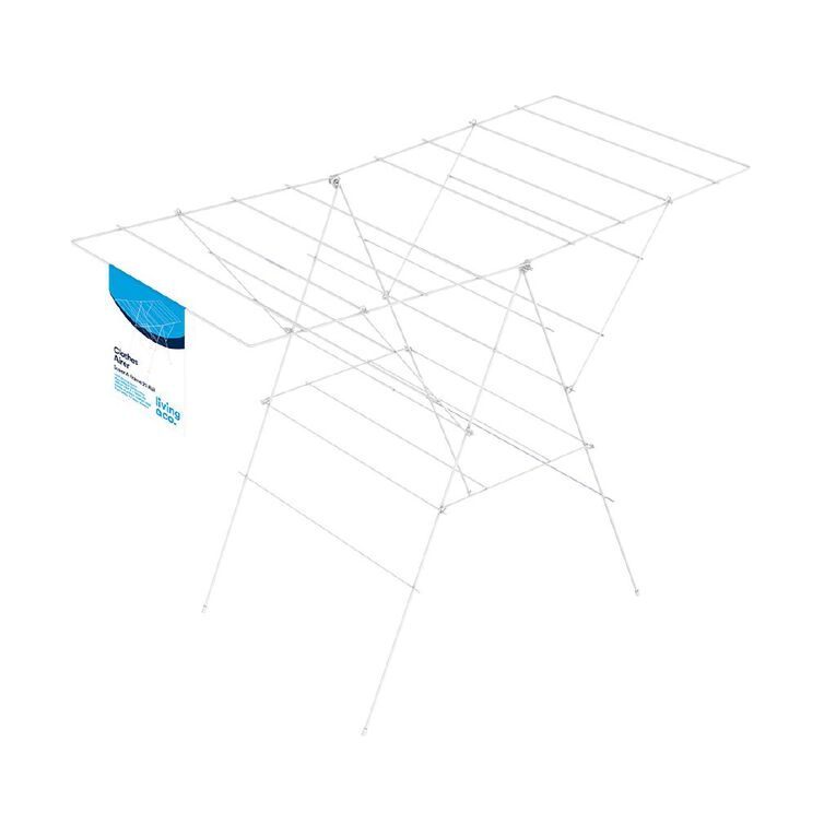Living & Co Super A Frame Airer 24 Rail White, , hi-res