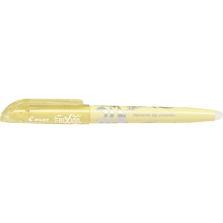 Pilot Frixion Light Pastel Erasable Highlighter Yellow Mid, , hi-res