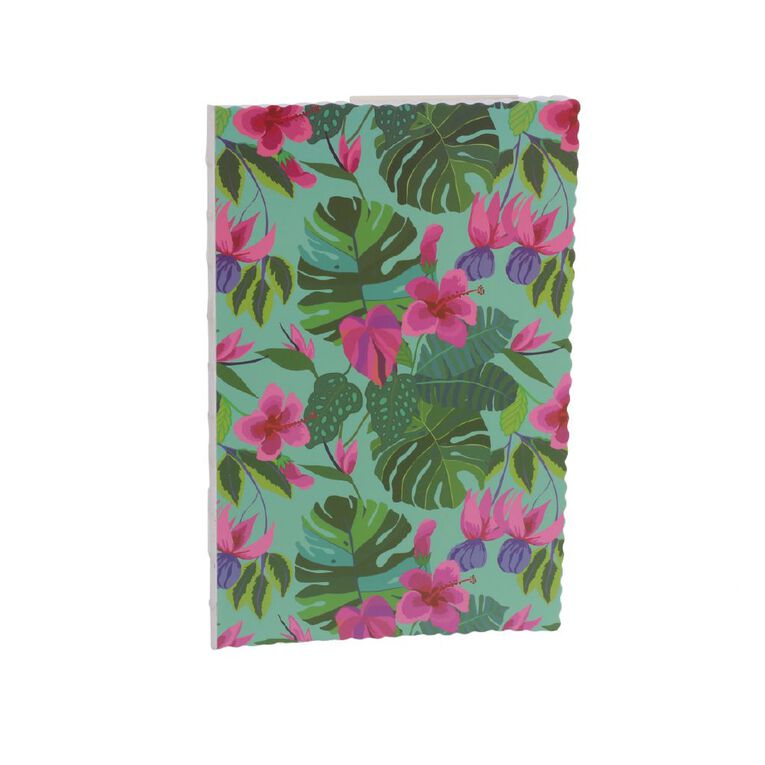 Uniti Adults Tropical Crush A5 Leaves Notebook, , hi-res