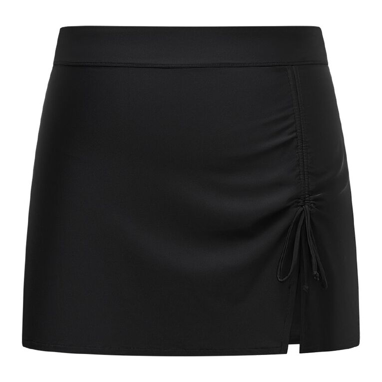 H&H Plus Women's Plus Size Swim Skirt, Black, hi-res
