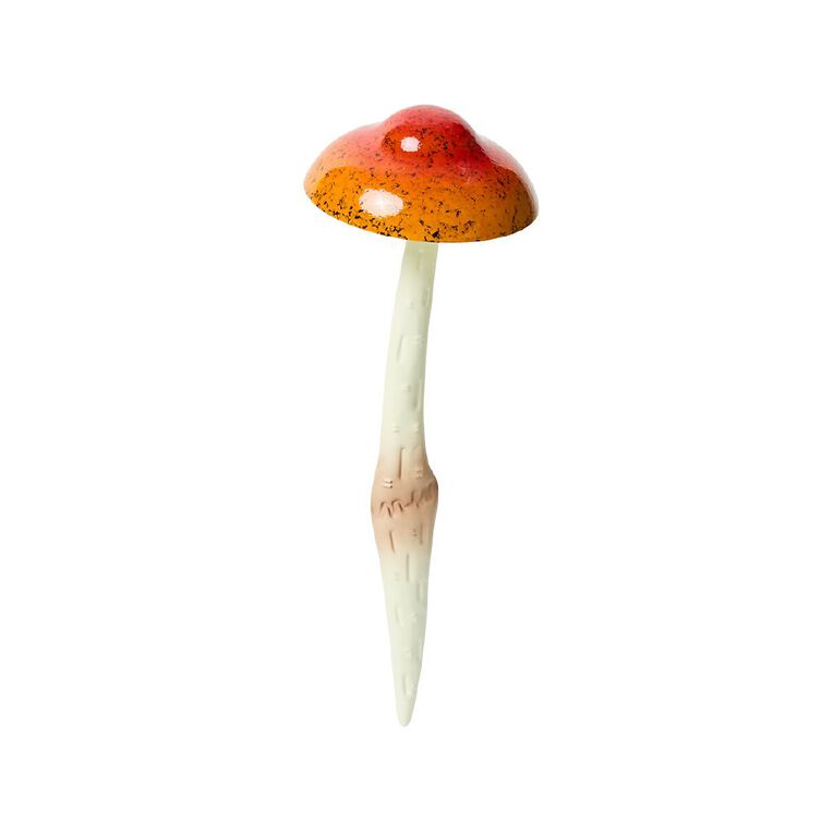 Kiwi Garden Metal Mushroom Garden Stake, , hi-res