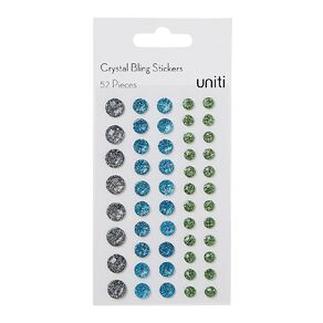 Uniti Bling Crystal Sticker 52 Piece