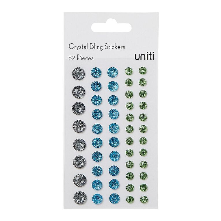 Uniti Bling Crystal Sticker 52 Piece, , hi-res