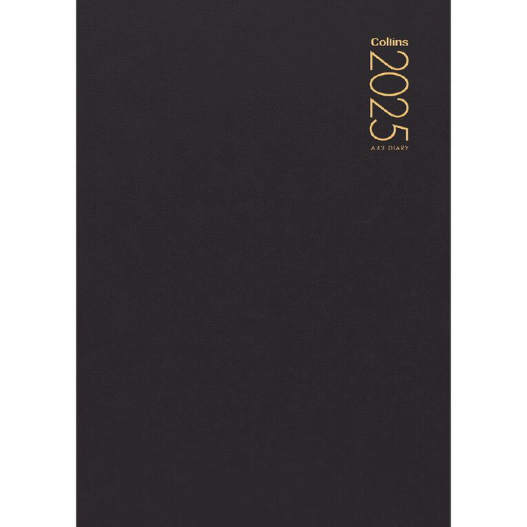 Collins 2027 Diary A43 Black, , hi-res