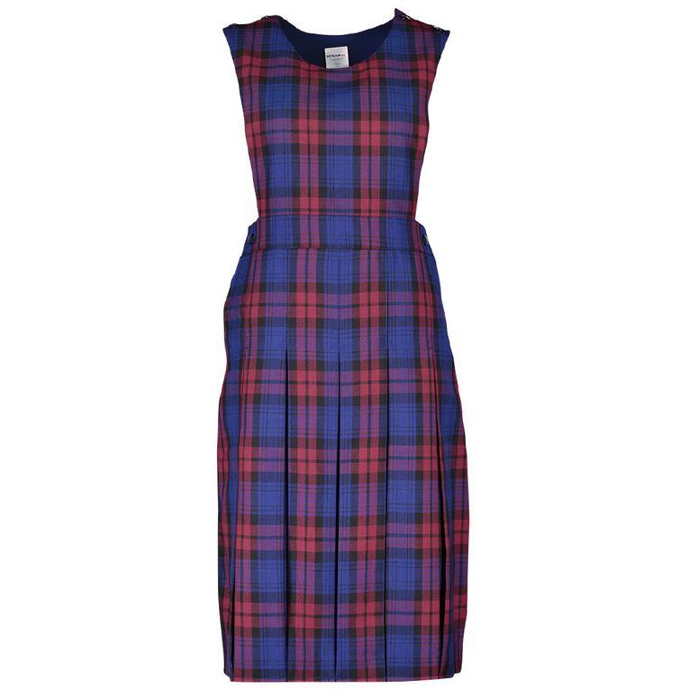 Schooltex Box Pleat Tartan Pinafore, Schooltex Tartan TRT004, hi-res