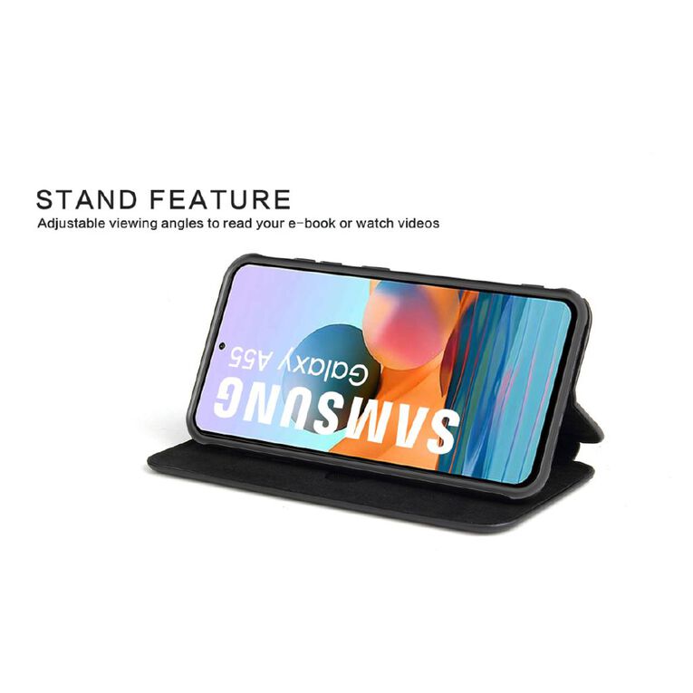 INTOUCH Samsung A55 Milano Wallet Case - Black, , hi-res