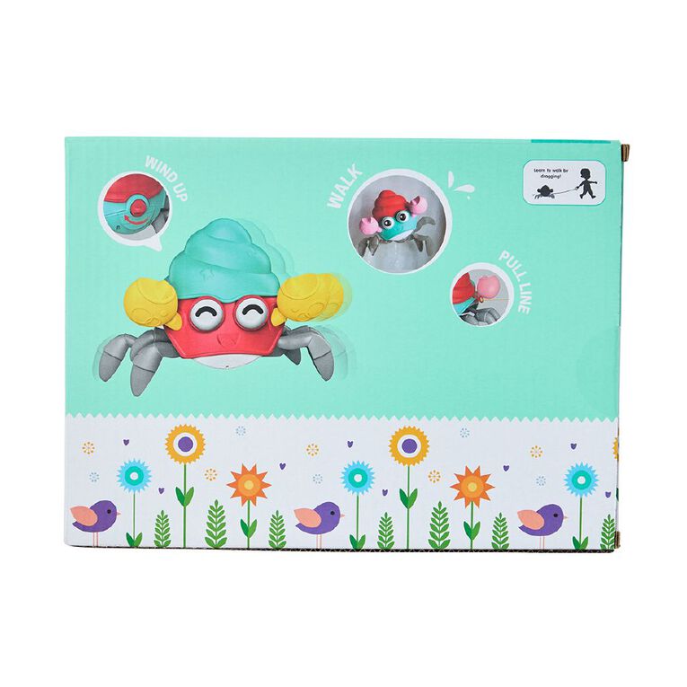 Babywise Happy Crab Pull Toy Assorted, , hi-res