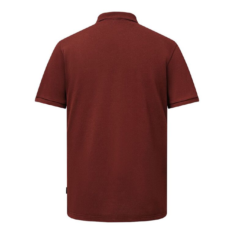 H&H Men's Pique, Red Dark, hi-res