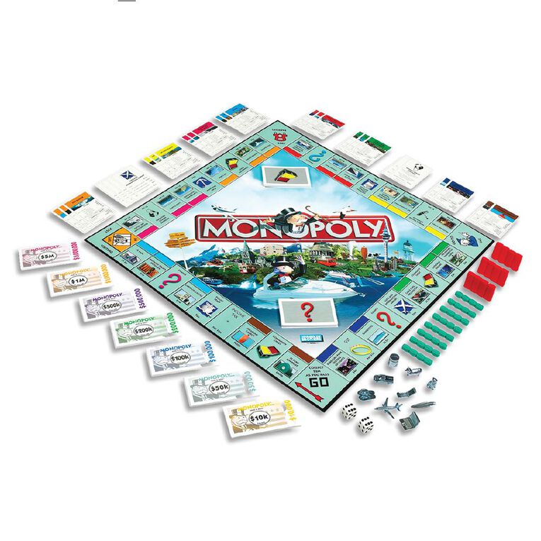Monopoly Here Now New Zealand Board Game The Warehouse