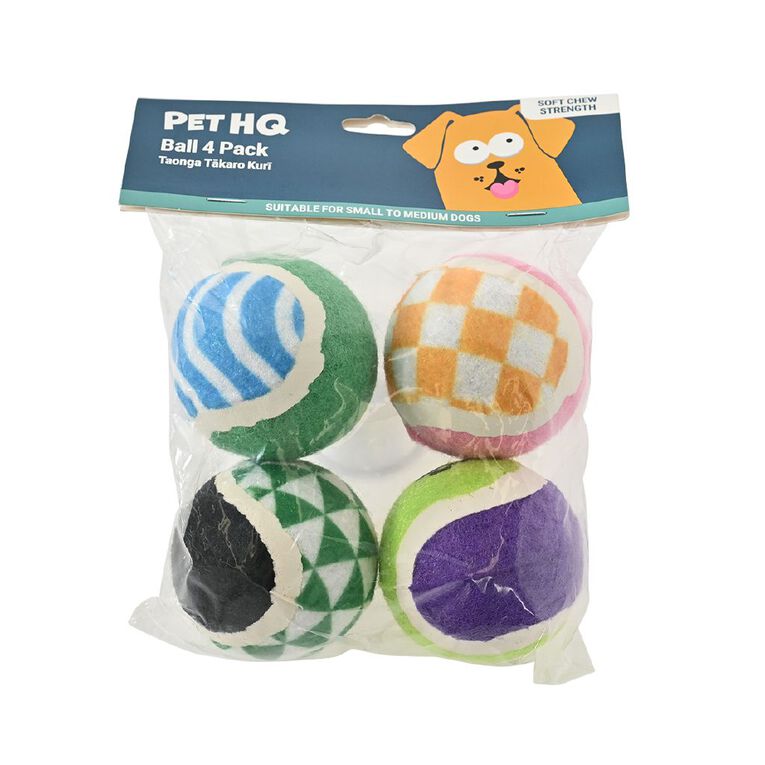 Pet HQ Tennis Ball 4 Pack, , hi-res