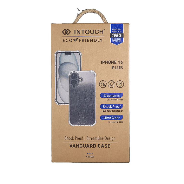 INTOUCH iPhone 16 Plus Vanguard Case Clear, , hi-res