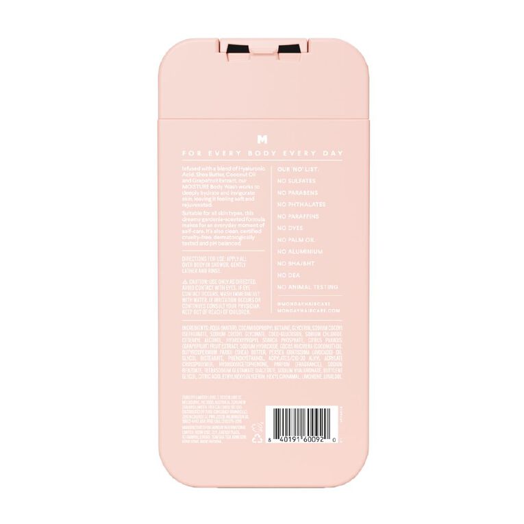 Monday Haircare Body Wash Moisture 600ml, , hi-res