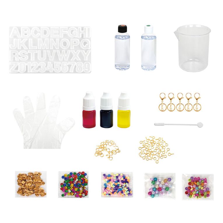 Uniti Alphabet Resin Key Chain, , hi-res