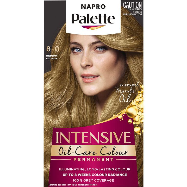 Napro Palette Hair Colour Medium Blonde 8-0, , hi-res