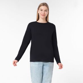 H&H Women's Long Sleeve Relaxed Fit Tee