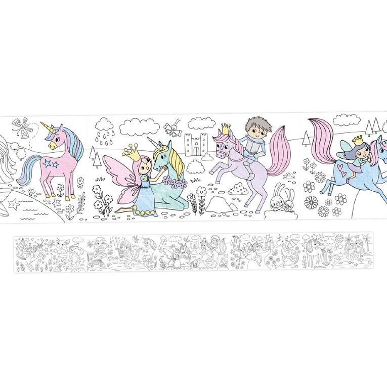 Giant Colouring 3m Poster Magical Creatures, , hi-res