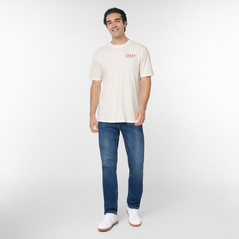H&H Men's Fathers Day Tee, Cream, hi-res
