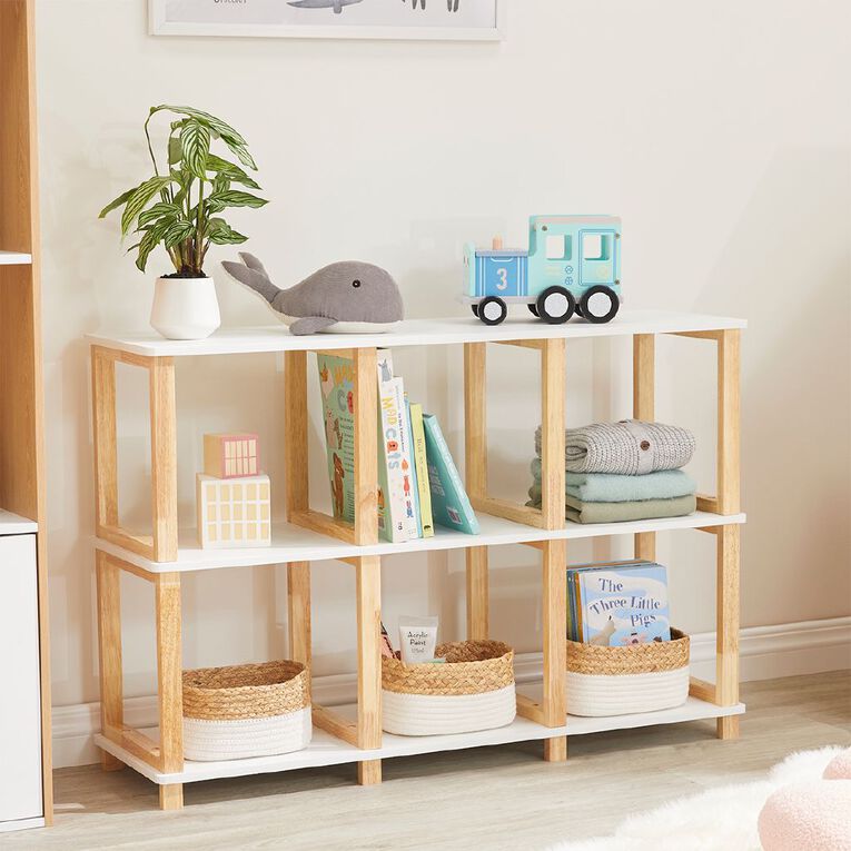 Living & Co Luca Kids 6 Cube Storage Unit, , hi-res