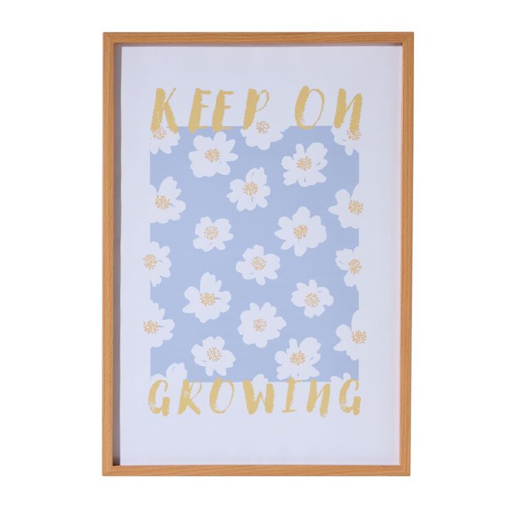 Living & Co Keep Growing Framed Print 35x50cm, , hi-res