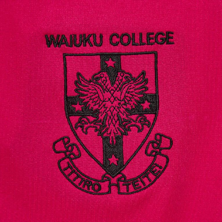 Schooltex Waiuku College PE Tee with Embroidery, Red Mid, hi-res