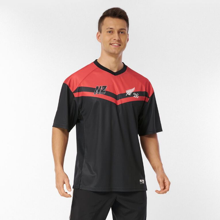 Active Intent Men's Supporter League Top, Black, hi-res