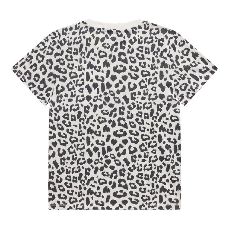 Young Original Short Sleeve All Over Print Tee, Cream, hi-res