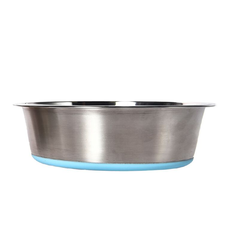Petzone Metal Bowl With Silicone Base 25cm Large, , hi-res