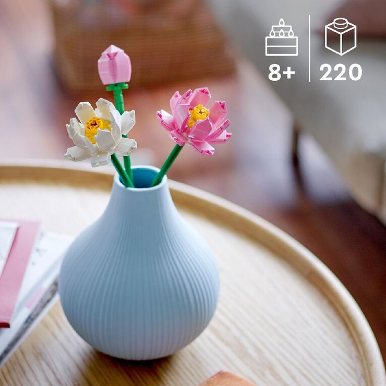LEGO Botanicals Flowers Lotus Flowers 40647, , hi-res