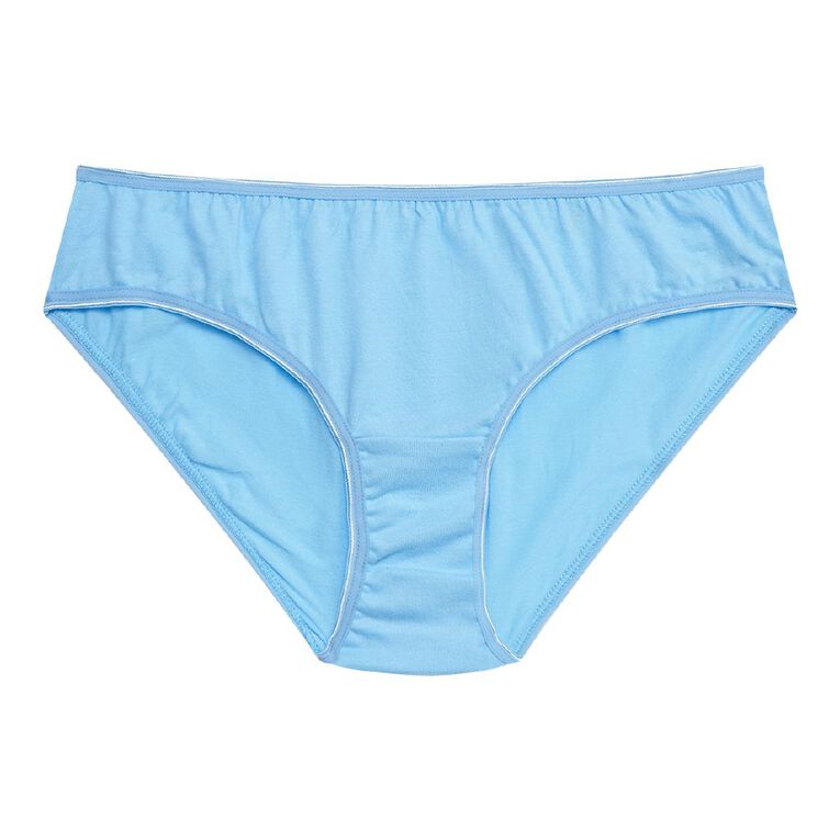 H&H Women's Basic Bikini Briefs, Blue Light, hi-res