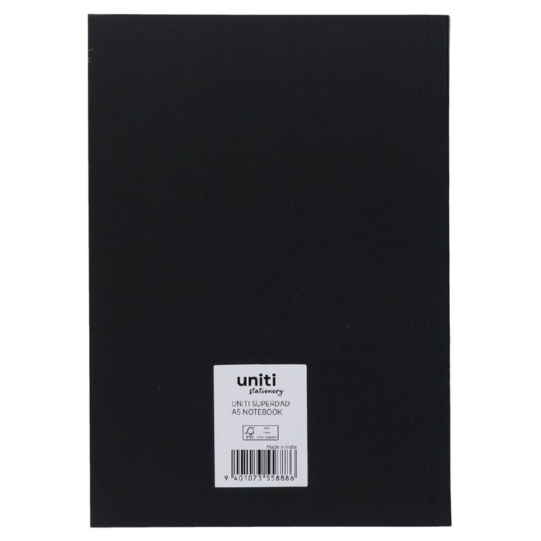 Uniti Stationery A5 Superdad Notebook, , hi-res