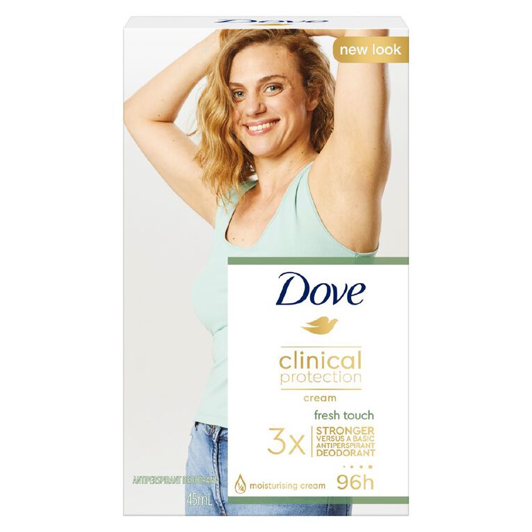Dove Cream Clinical Antiperspirant 45ml, , hi-res